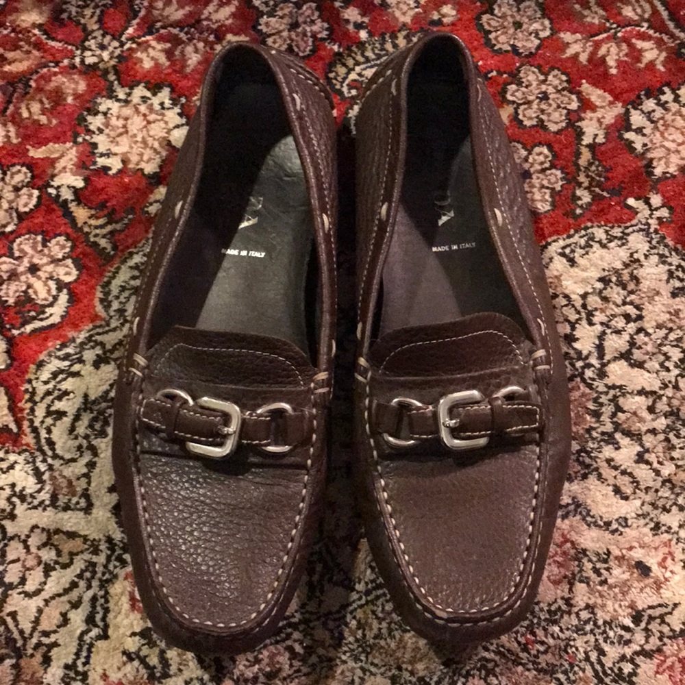 Authentic Prada Leather Loafers